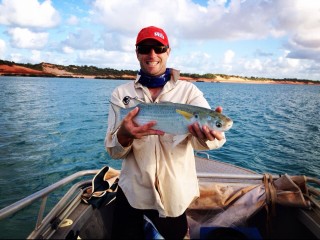 All smiles for rec fishers today in Broome, with the announcement that commercial gillnetting in Roebuck Bay will come to an end in Roebuck Bay by the end of the current fishing year.